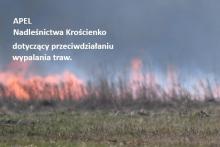 Apel dotyczący przeciwdziałaniu wypalaniu suchych traw